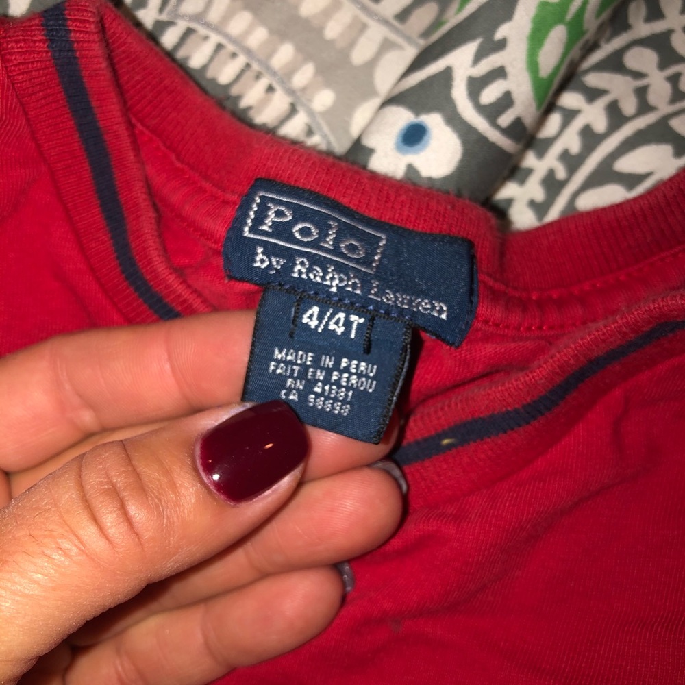 Loved polo v neck toddler